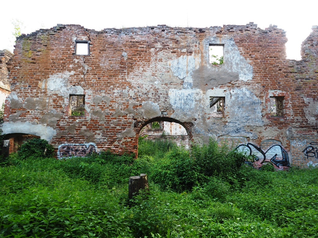 ruiny zamku krzyzackiego w pokrzywnie