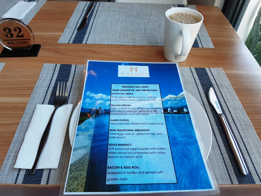breakfast menu nalagi hotel