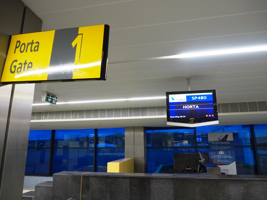 terceira airport boarding