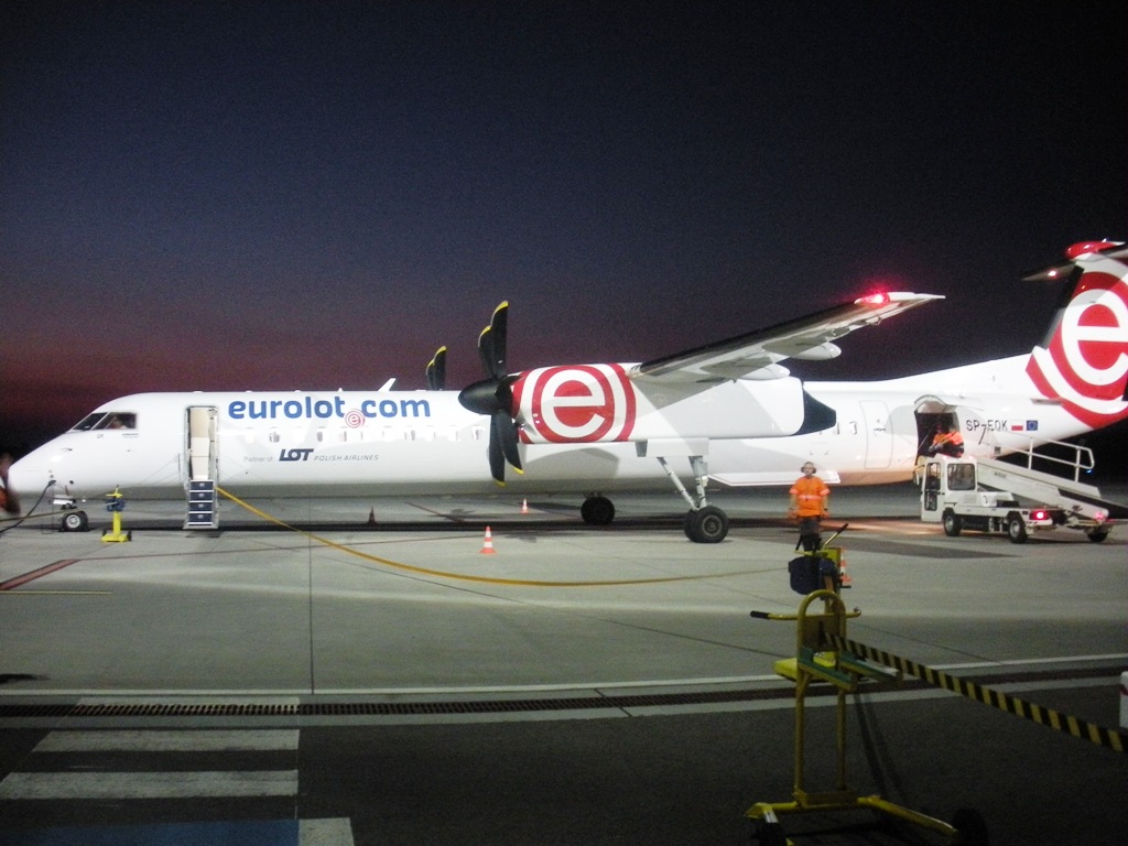 Eurolot DASH Lublin Airport 2014