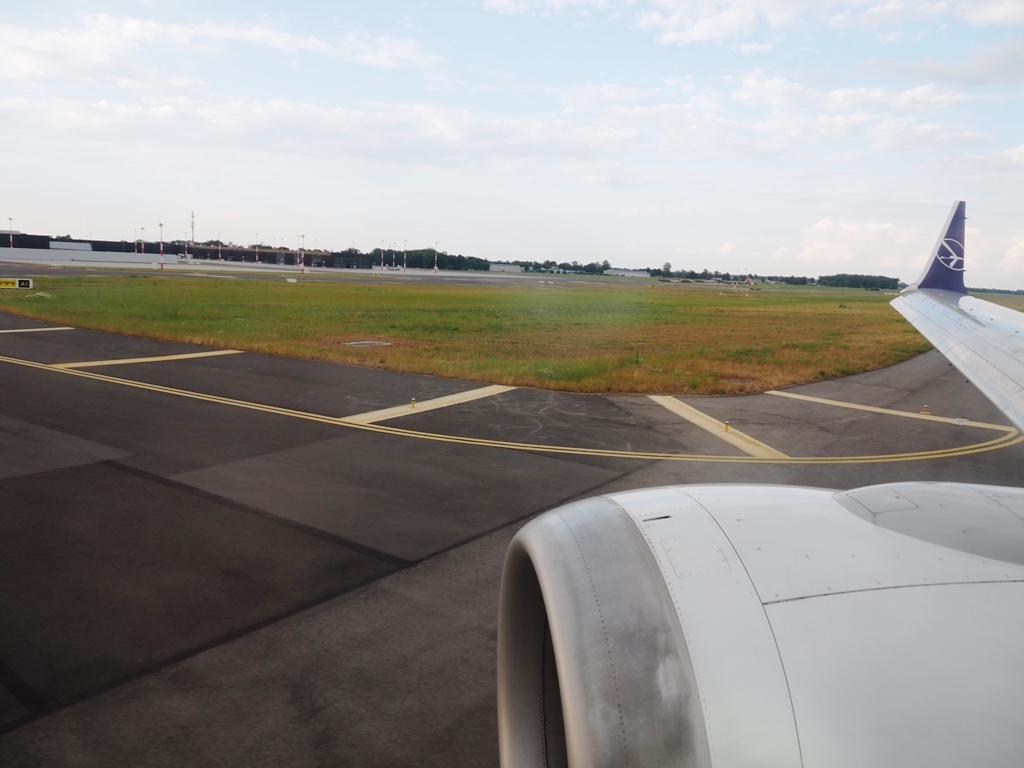 Landing at Radom Airport